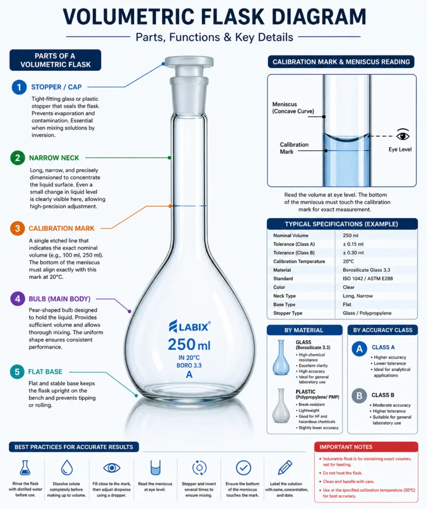 Dilution using a volumetric flask